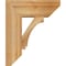 Ekena Millwork Imperial Slat Rough Sawn Bracket w/ Offset Brace, Western Red Cedar, 8"W x 20"D x 24"H BKT0806X20X24IMP06RWR - alternate 2